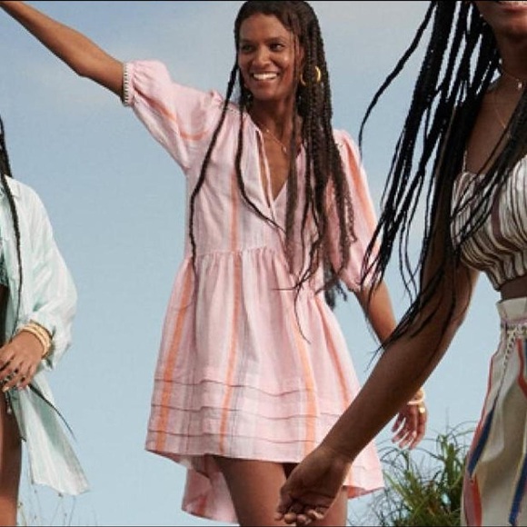 H&M x LEMLEM linen dress NWOT - Picture 3 of 9